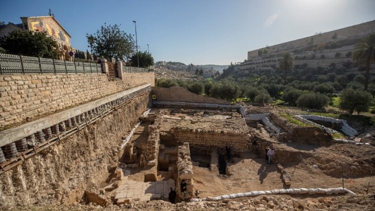 Ausgrabungen am Ölberg brachten Reste eines antiken Ritualbads und einer byzantinischen Kirche zum Vorschein