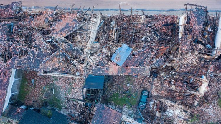 Die Schäden in der kroatischen Stadt Petrinja sind enorm