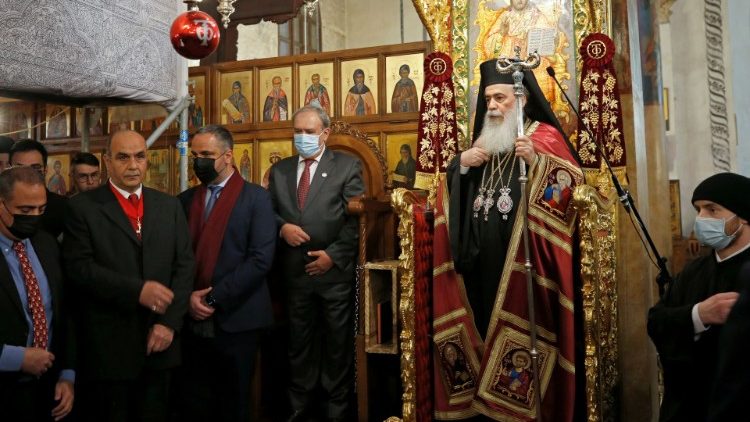 Гръко-православния патриарх на Йерусалим Теофил III