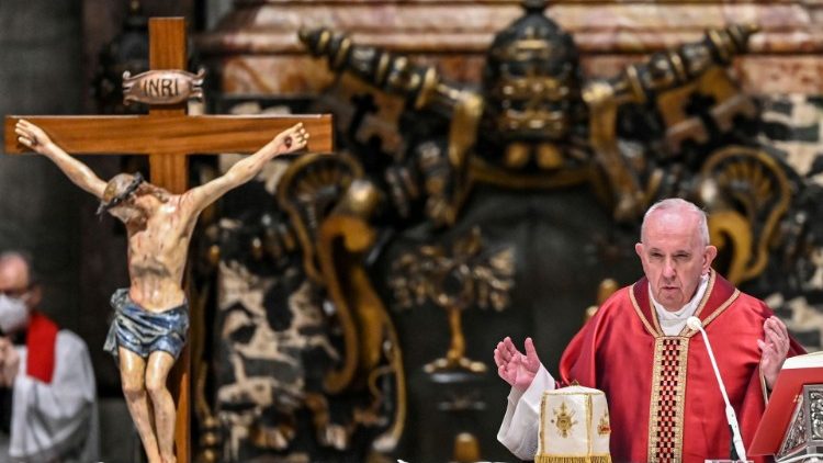 Pope Francis leads Good Friday celebrations for the Passion of the Lord