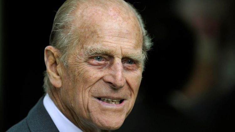 Britain's Prince Philip smiles during his visit with Queen Elizabeth to the Irish National Stud in Kildare, Ireland