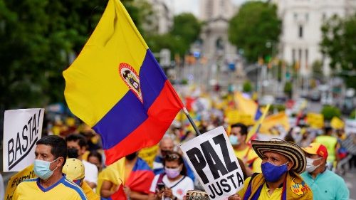 Colômbia: Papa pede diálogo sério para  encontrar soluções justas