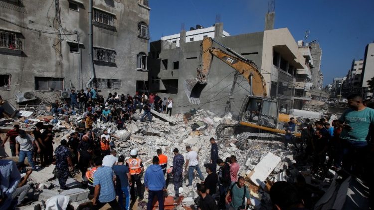 가자지구 공습 현장