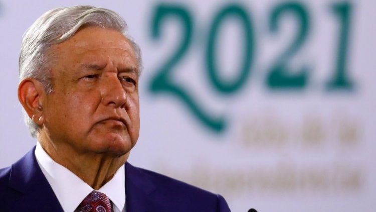 Le président mexicain Andres Manuel Lopez Obrador., lors d'une conférence le 31 mai 2021.