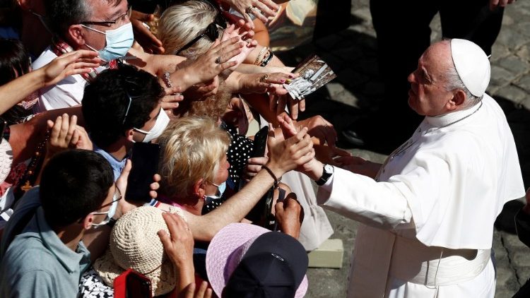 Папа з славацкімі вернікамі ў Ватыкане. Ілюстрацыйнае фота