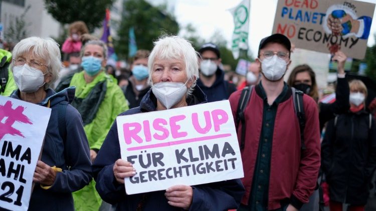 Demonstration gegen den Klimawandel in Berlin 