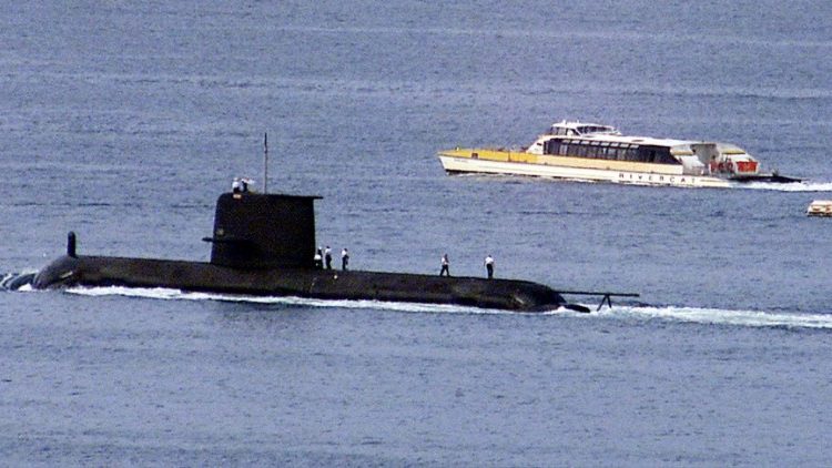 U-Boot im Hafen von Sydney  im Mai 2020