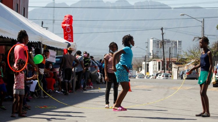 Haitianische Migranten in Monterrey