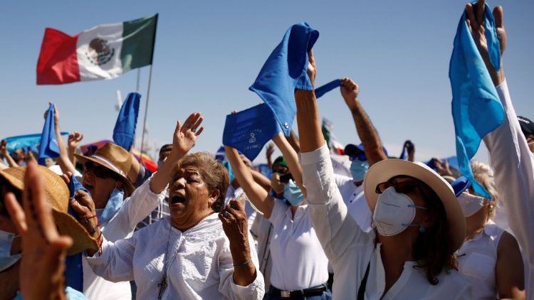Über eine Millionen Menschen beteiligten sich an den landesweiten Protesten - hier in Ciudad Juarez