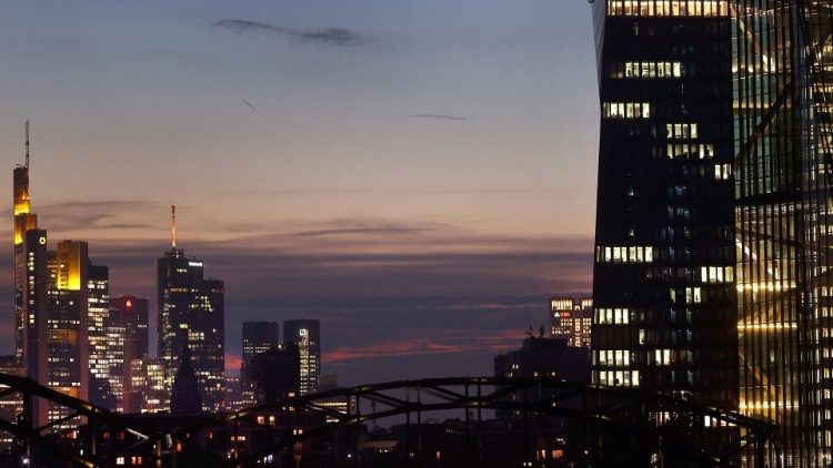 Ngân hàng Trung ương châu Âu tại Frankfurt, Đức.