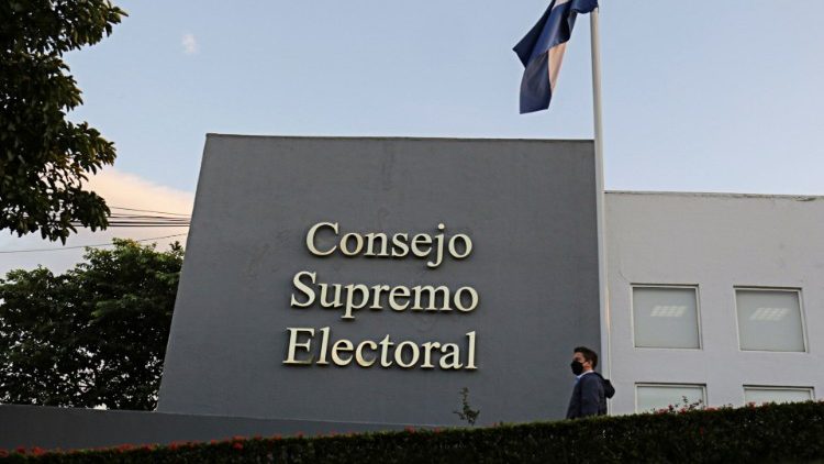 Exterior view of Nicaragua's Supreme Electoral Council building. The central American nation is preparing for to hold its presidential election on Sunday