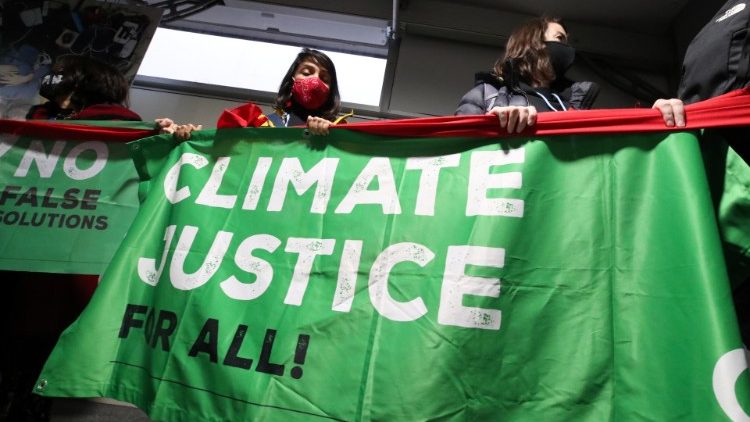 Demonstration anlässlich des Un-Klimagipfels COP26 am 12.11.2021 in Glasgow