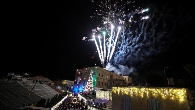 Gruodžio 12 d. Jeruzalėje įžiebta kalėdinė eglutė