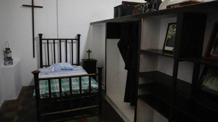 Il letto dove dormiva padre Cosma Spessotto