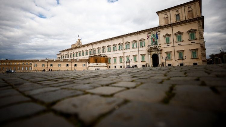 Il palazzo del Quirinale a Roma