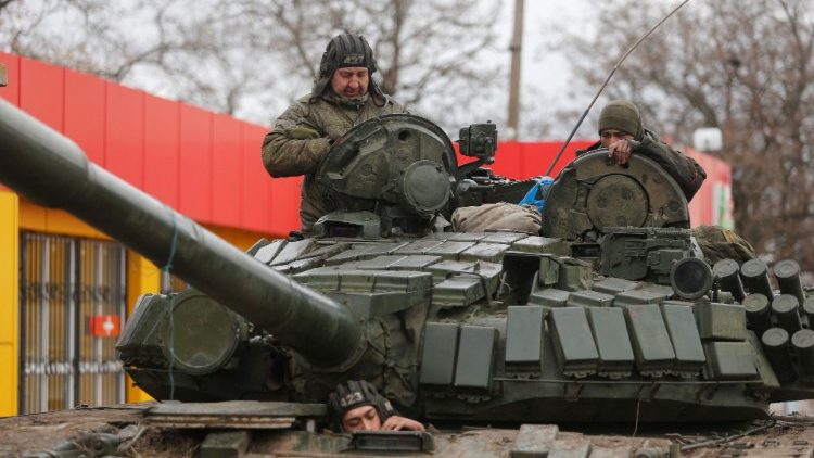 Des troupes pro-russes dans la région de Donetsk, le 1er mars 2022.
