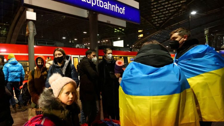 Aufnahme ukrainischer Flüchtlinge in Berlin