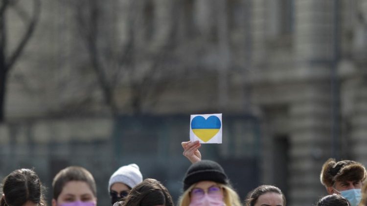 Solidarumo su moterimis Ukrainoje mitingas, Bukareštas 2022 04 08