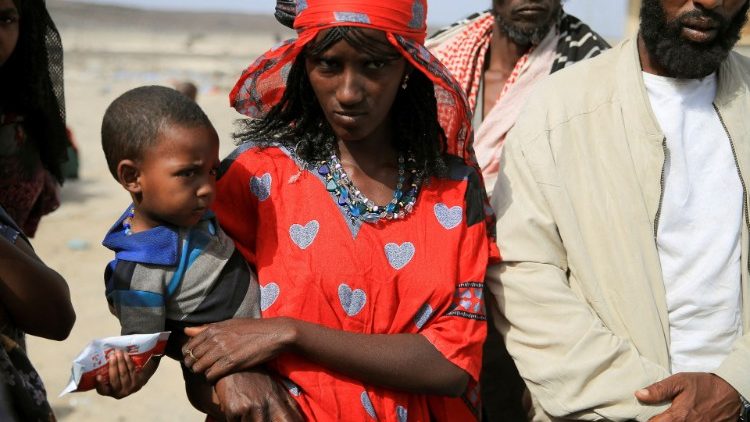 Kriegsflüchtlinge in Äthiopien