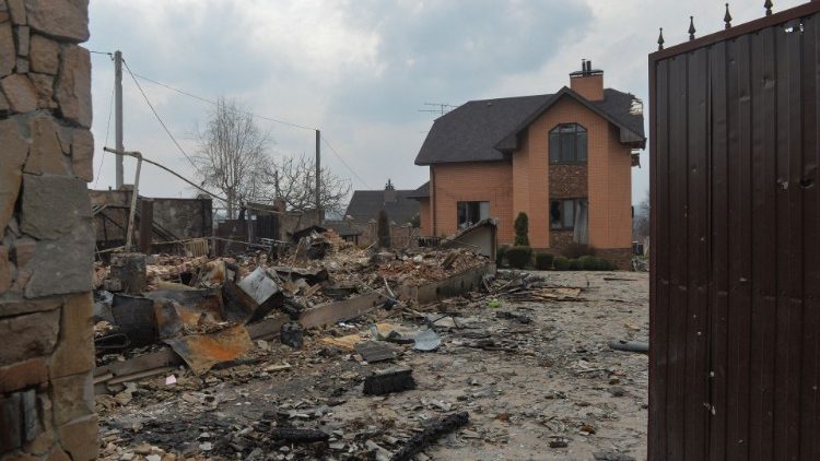 Bilder der Zerstörung in Hostomel