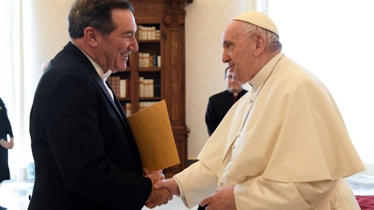 Ferenc pápa fogadta az USA új szentszéki nagykövetét, Joseph Simon Donnelly-t