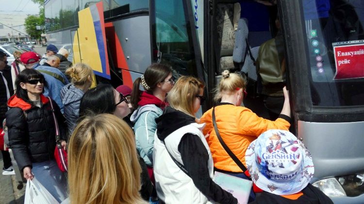 Ukrainos pabėgėliai pakeliui į Moldovą
