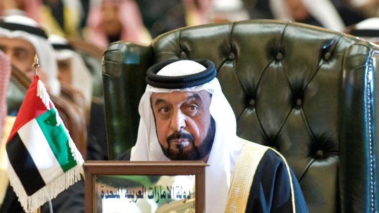 Scheich Khalifa bin Zayed al-Nahyan+ auf einem Archivphoto
