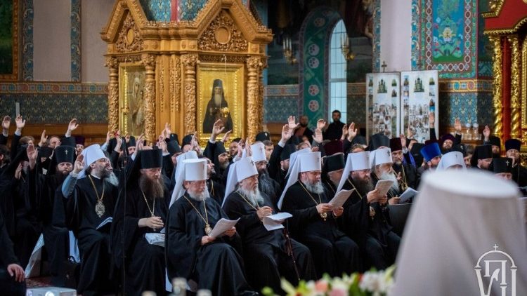 A Moszkvához tartozó ukrán ortodox egyház tanácsülése Kijevben
