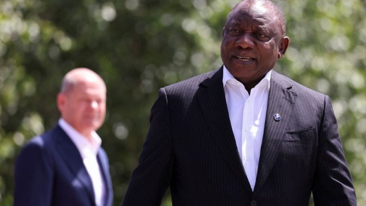 Südafrikas Präsident Cyril Ramaphosa war vor ein paar Tagen Gast beim G7-Gipfel im bayerischen Elmau