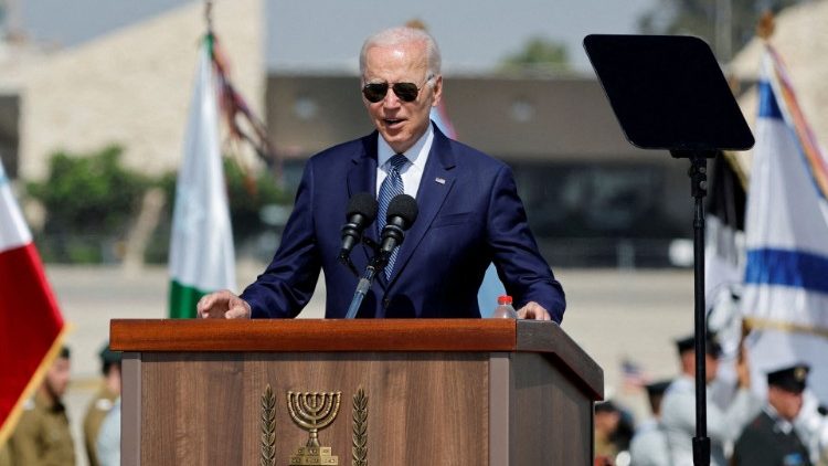 Il presidente statunitense  Biden in Israele
