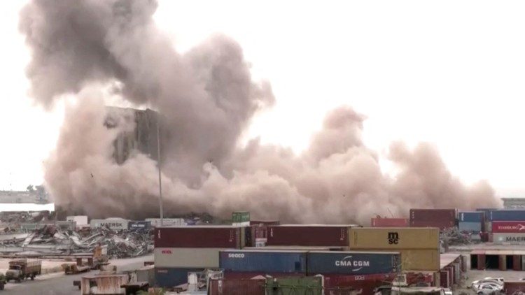 Die verheerende Explosion im Beiruter Hafen am 4. Juli 2020