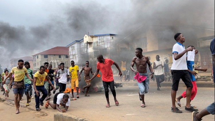Die Proteste in Freetown