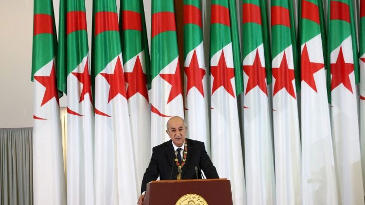 Le président algérien, Abdelmadjid Tebboune, le 19 décembre 2019. 
