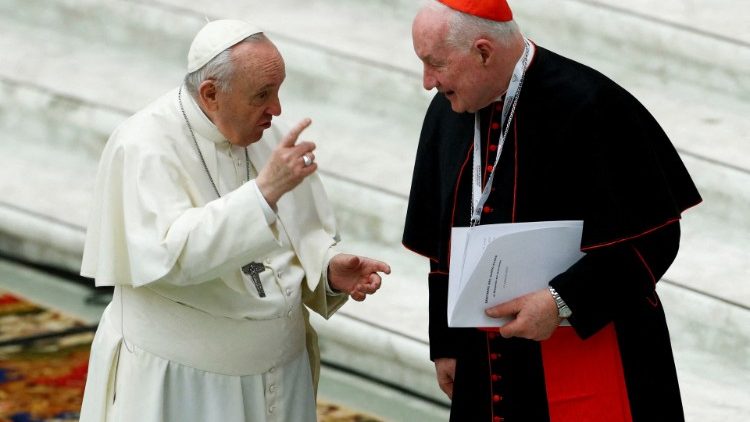 Ferenc pápa és Marc Ouellet bíboros  