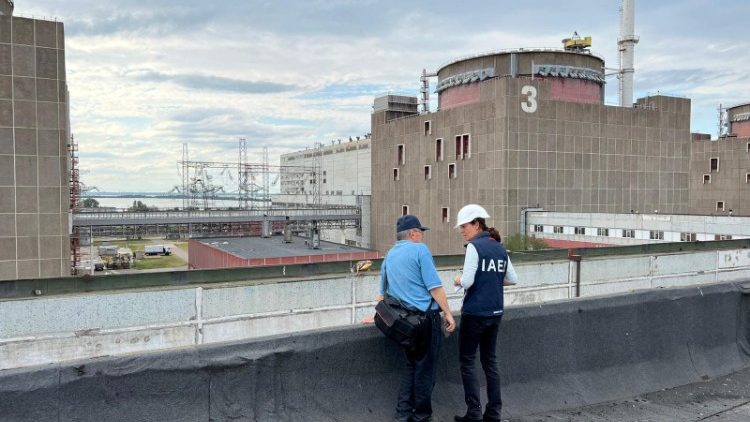 Visite de la mission de l'AIEA sur le site de la centrale de Zaporijjia