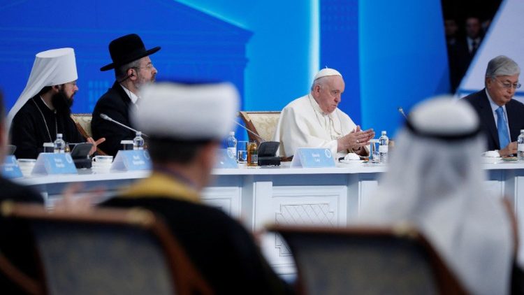 Papa Francesco al Congresso dei leader religiosi a Nur-Sultan