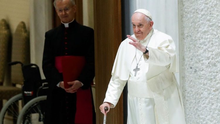 Papa Francesco nell'udienza all'Azione Cattolica