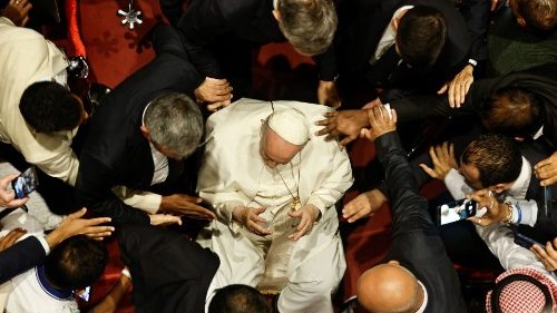 Papež na ekumenski molitvi za mir o enosti v različnosti in pričevanju življenja