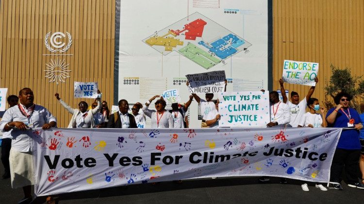 Sommet sur le climat, COP 27 à Sharm el-Sheikh, le 10 novembre 2022. 