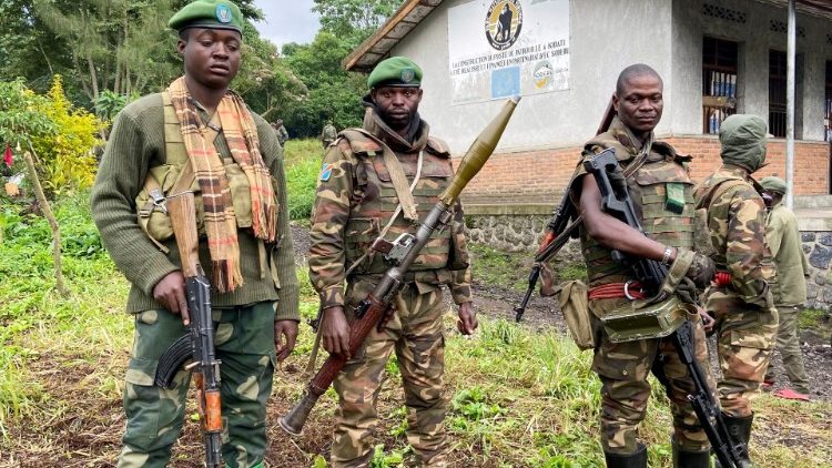 Rebellen Anfang Juni in Nord-Kivu in der Nähe von Goma