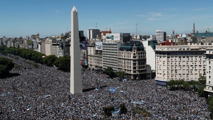 Los festejos en Argentina tras la victoria de la selección nacional en la Copa Mundial del Mundo de Catar 