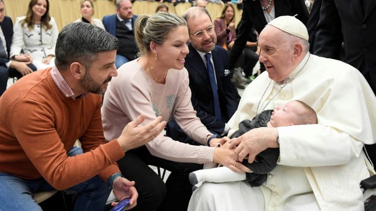 Papst Franziskus bei der Generalaudienz diesen Mittwoch