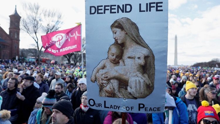 Marcha y vigilia de oracin por la vida en Washington. 