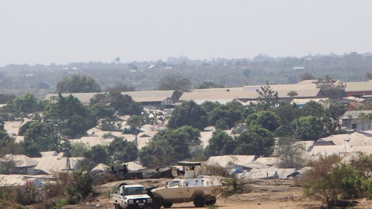 Camp de déplacés au Soudan du Sud. 