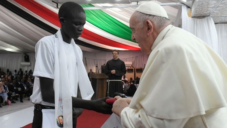 Another of the Children who spoke when Pope Francis visited an IDP camp.