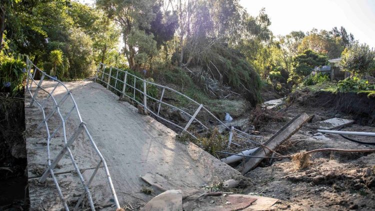 I danni provocati dal ciclone Gabrielle in Nuova Zelanda
