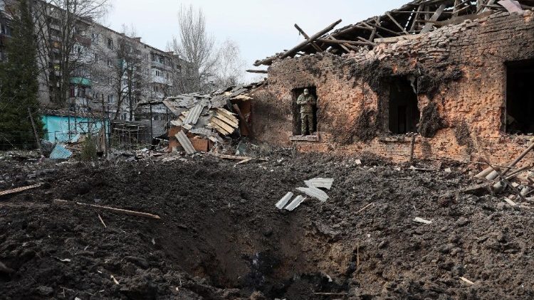 Imagen de la destruccin en Ucrania