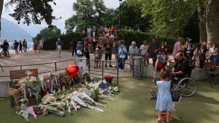 Vaikų žaidimo aikštelė Ansi miestelyje, kurioje įvyko užpuolimas
