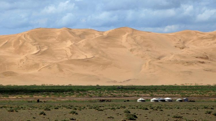 A view of the Mongolian landscape
