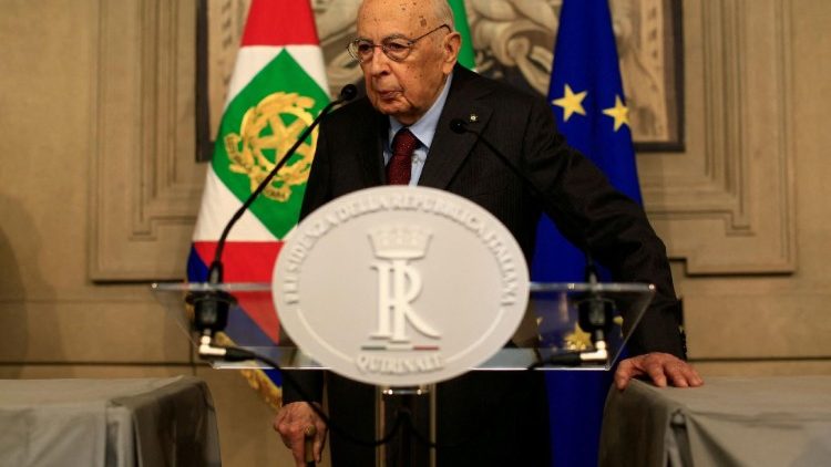 El ex Presidente italiano Giorgio Napolitano fallecido este sbado 22 de septiembre